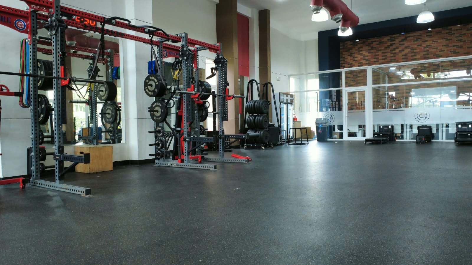 Chicago Cubs Gym Flooring