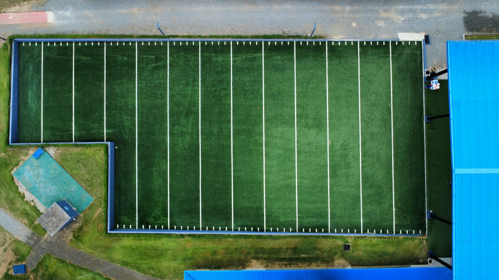 Campo de agilidad, jaulas de bateo y pisos de los New York Mets — Campo de agilidad