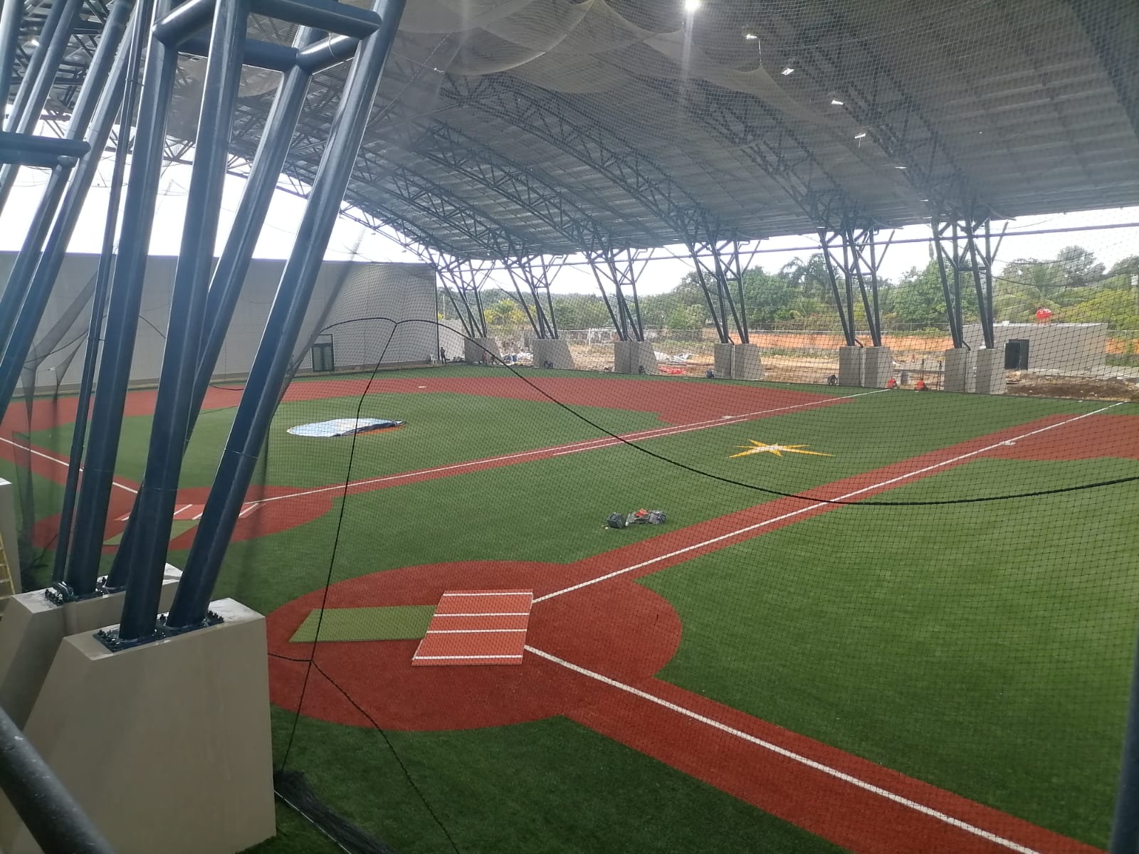 Indoor Field Netting: Tampa Bay Rays — Indoor field netting
