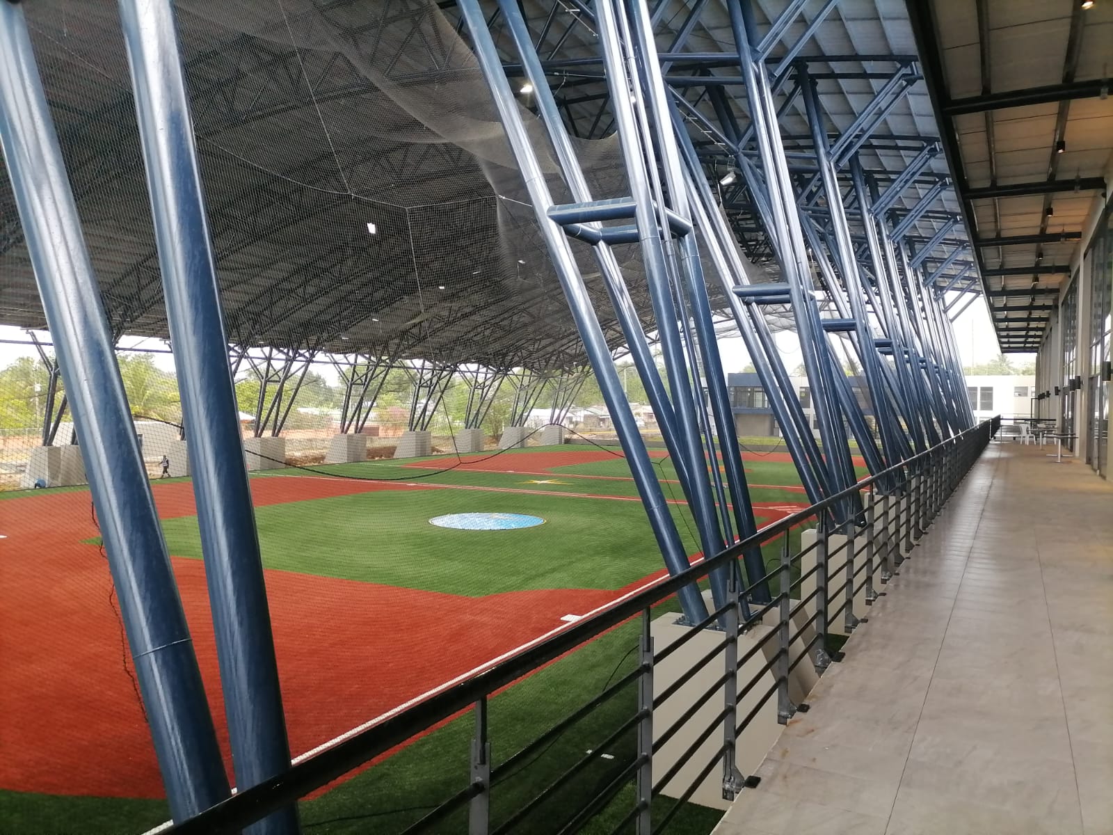 Indoor Field Netting: Tampa Bay Rays — Indoor field netting